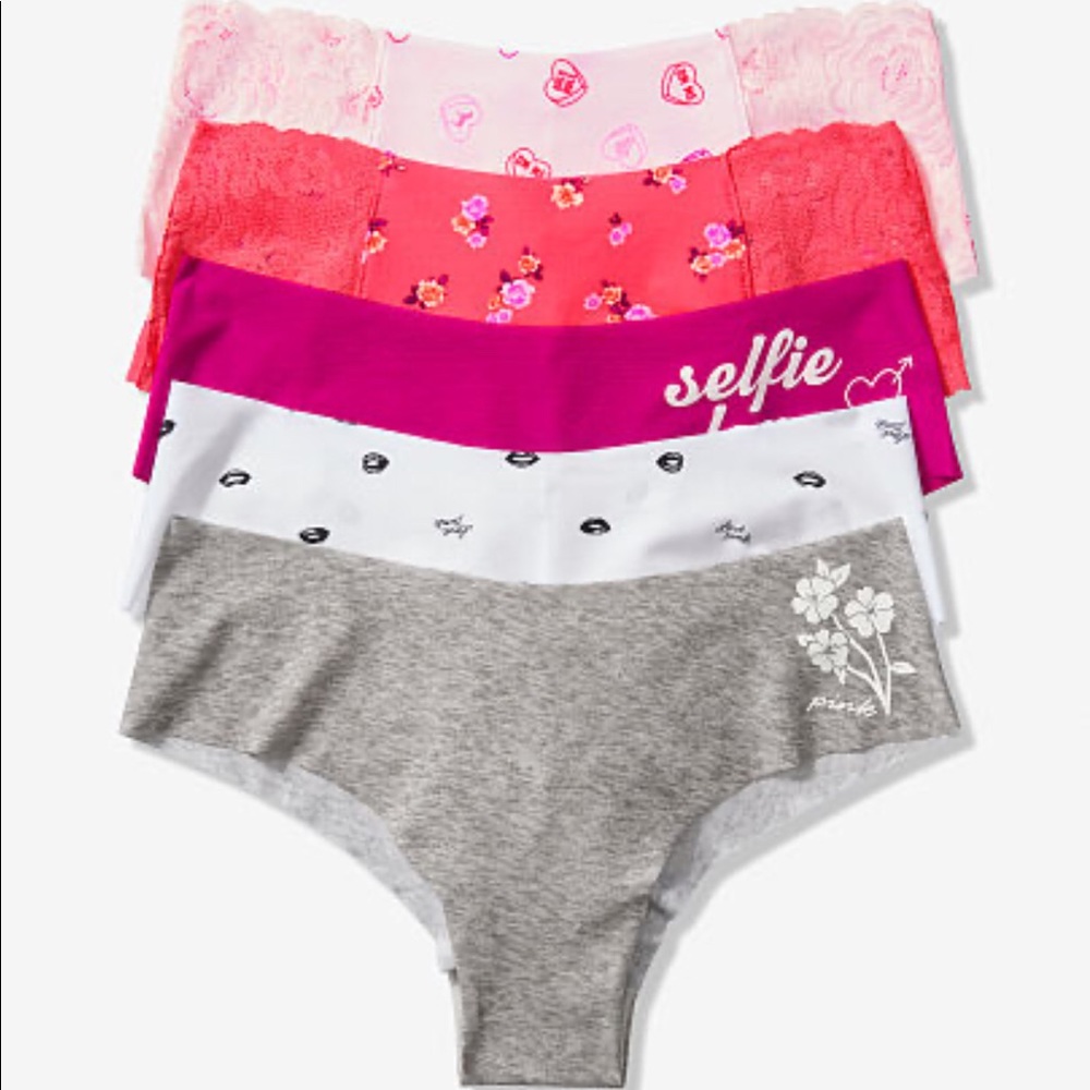 🌸Victoria Secret PINK 5-Pack No-Show Cheeksters🌸